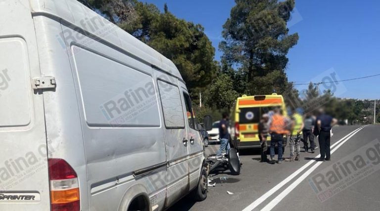 Σοκαριστικό τροχαίο στο Ντράφι! Φορτηγό συγκρούστηκε μετωπικά με μηχανή